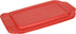 Pyrex BASICS 3 Red Lid Bundle - (1) 222-PC 2qt, (1) 232-PC 2qt and (1) 233-PC 3qt - Made in the USA...